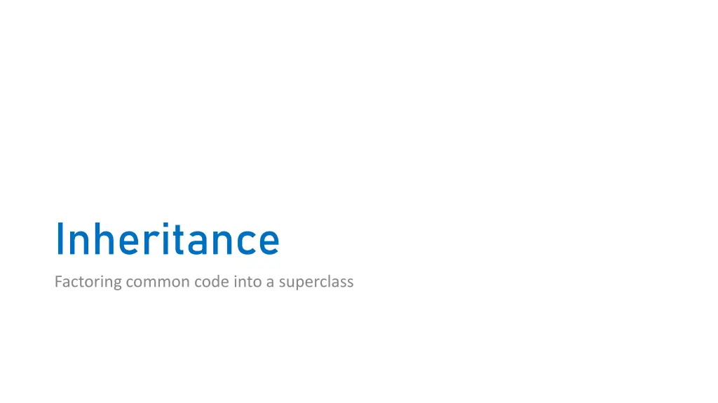 inheritance 1