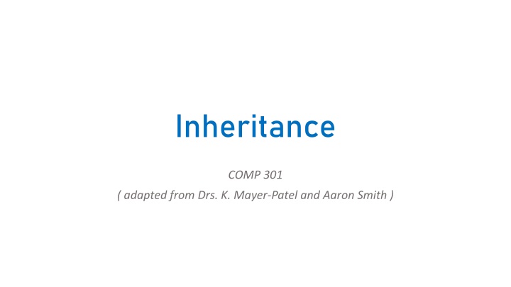 inheritance