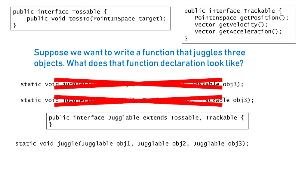 public interface trackable pointinspace