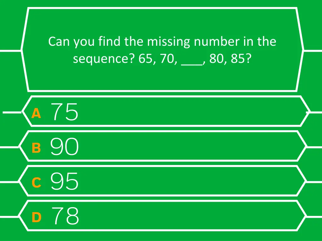 can you find the missing number in the sequence