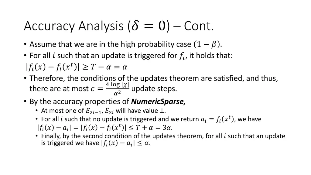 accuracy analysis 0 cont 2