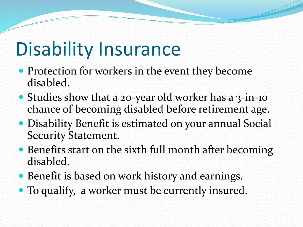 disability insurance protection for workers