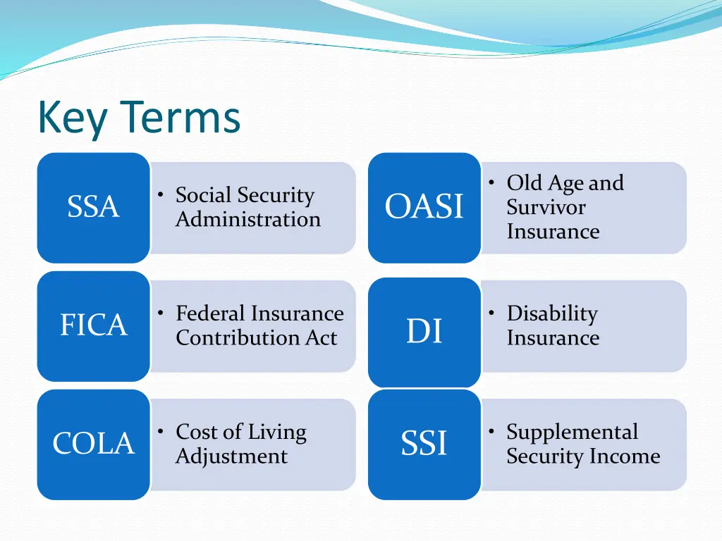 key terms