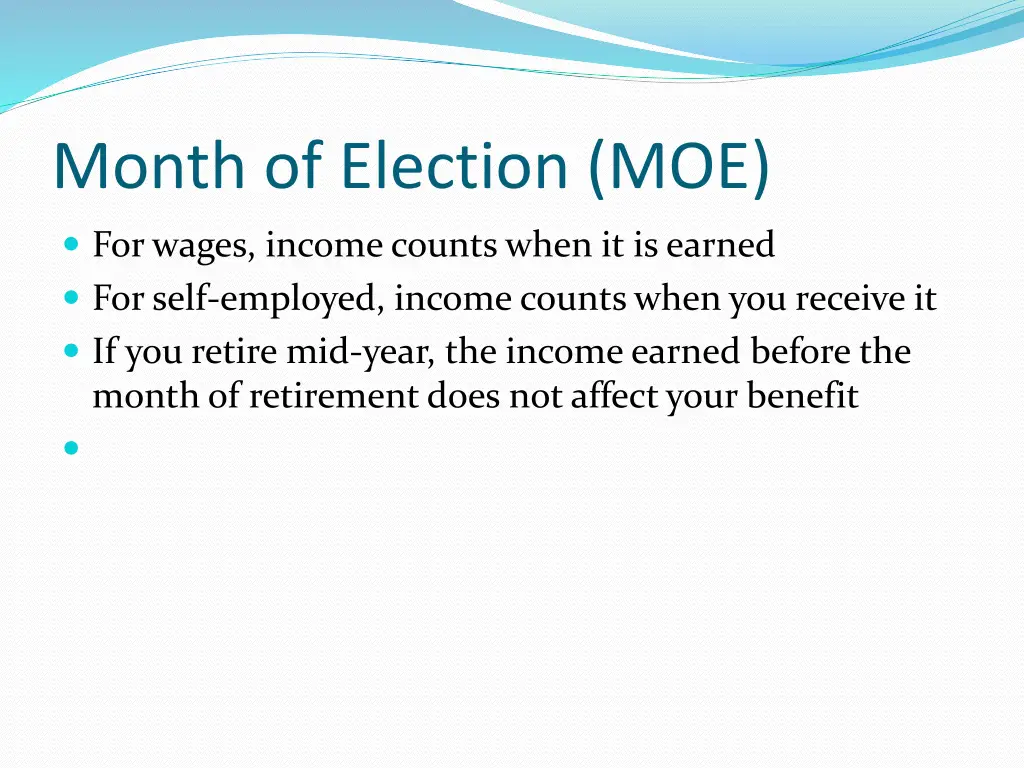 month of election moe
