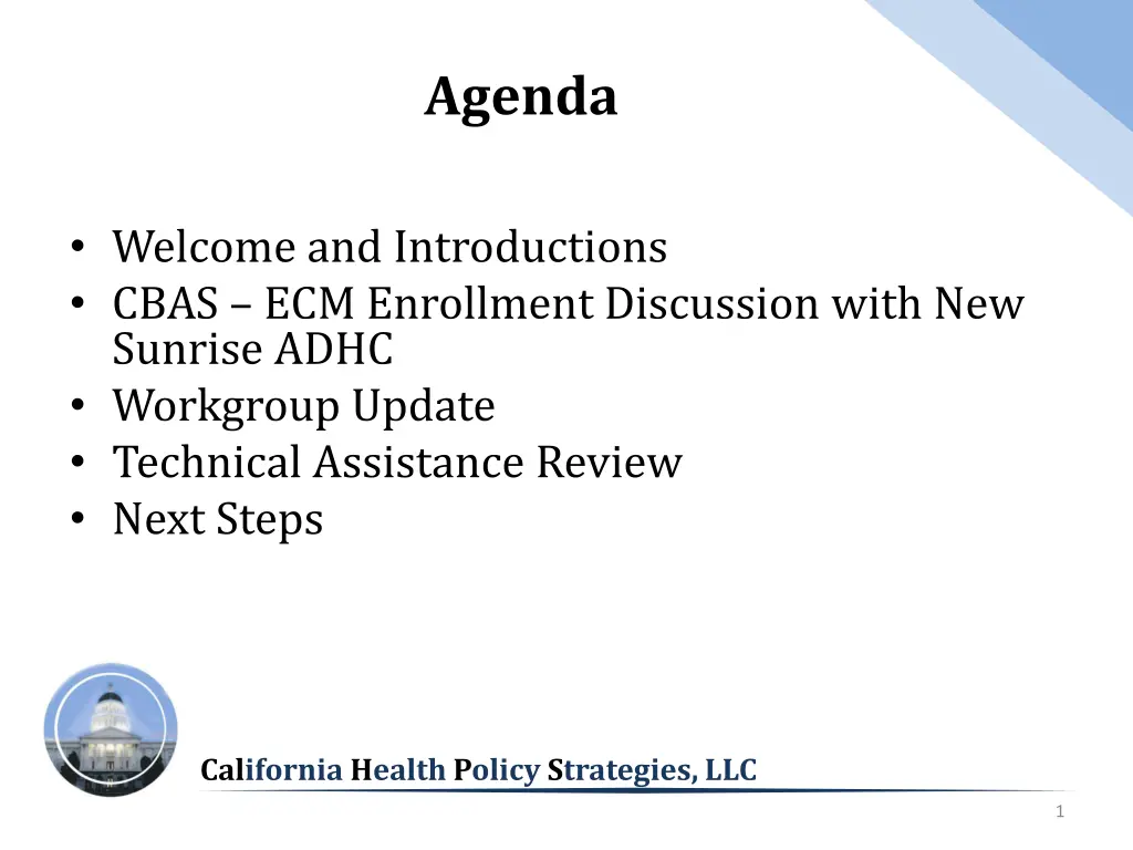 agenda