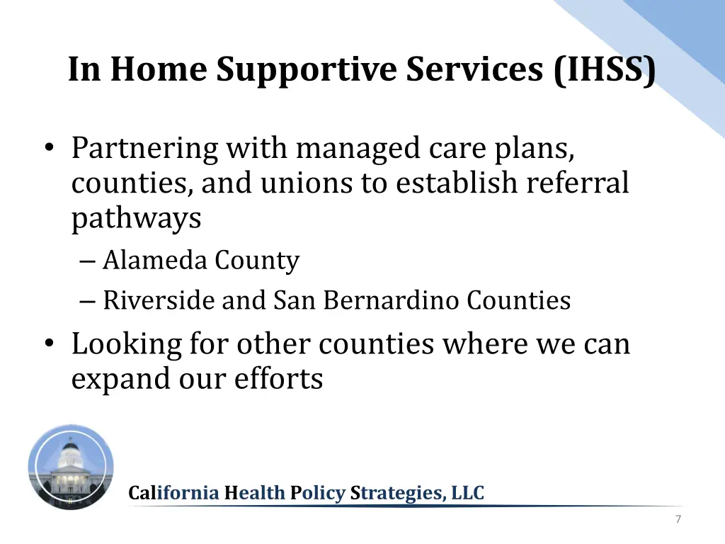 in home supportive services ihss
