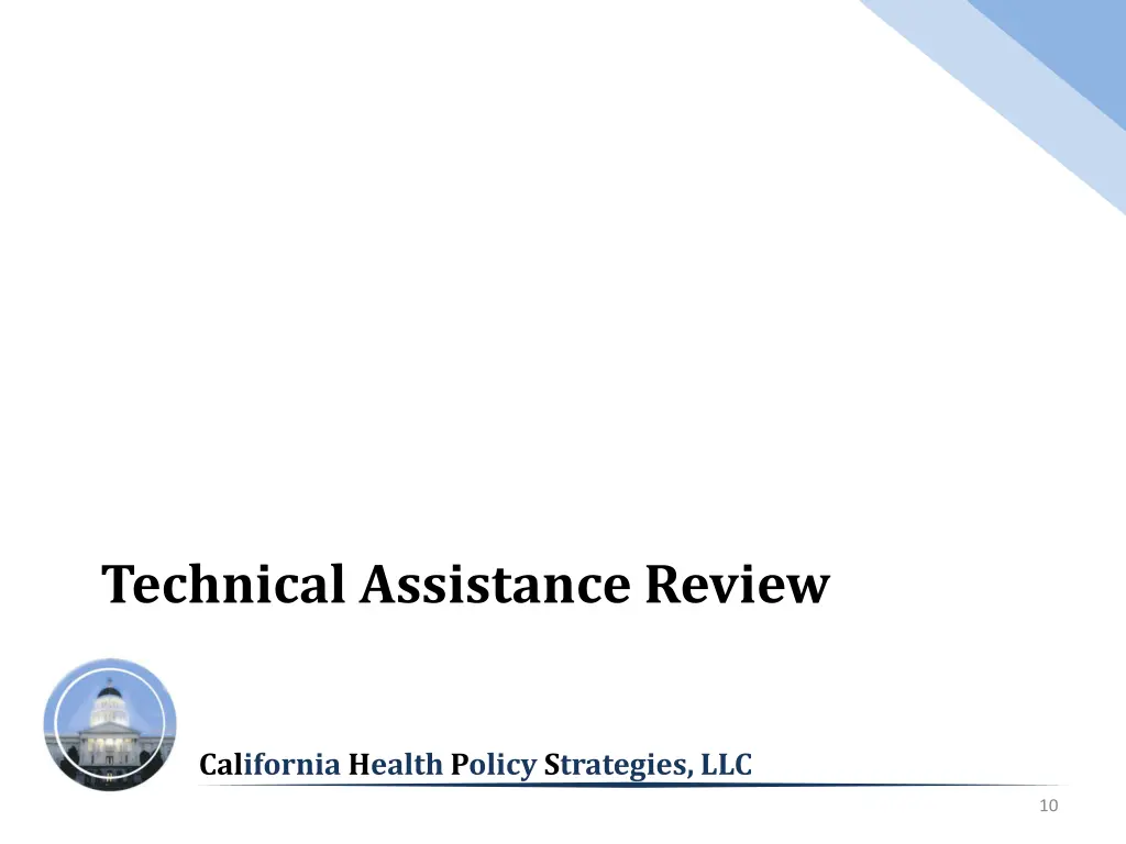 technical assistance review 1
