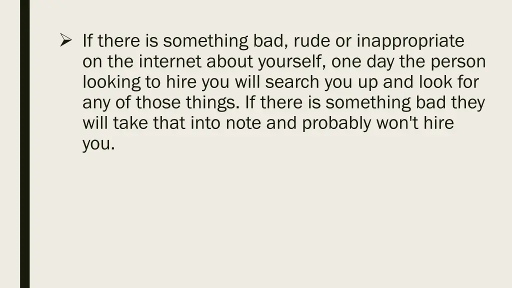 if there is something bad rude or inappropriate