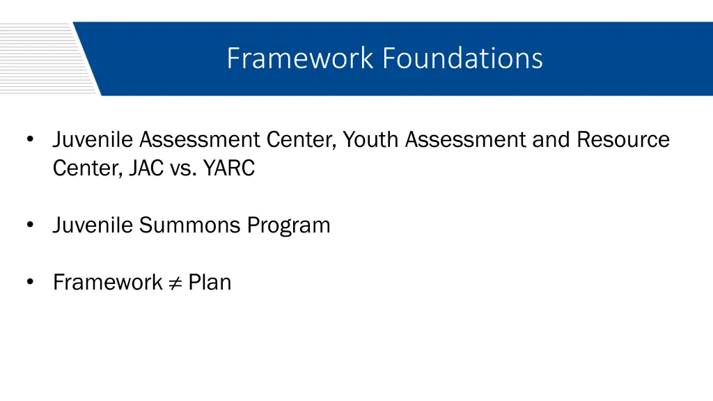 framework foundations