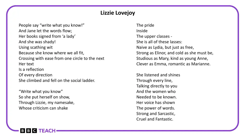 lizzie lovejoy