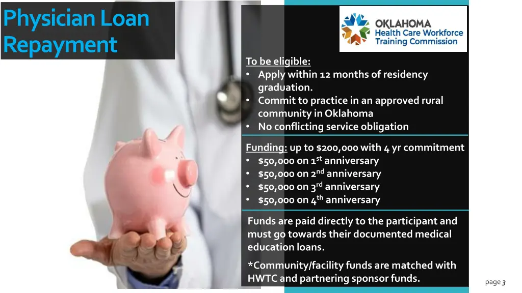 physician loan repayment