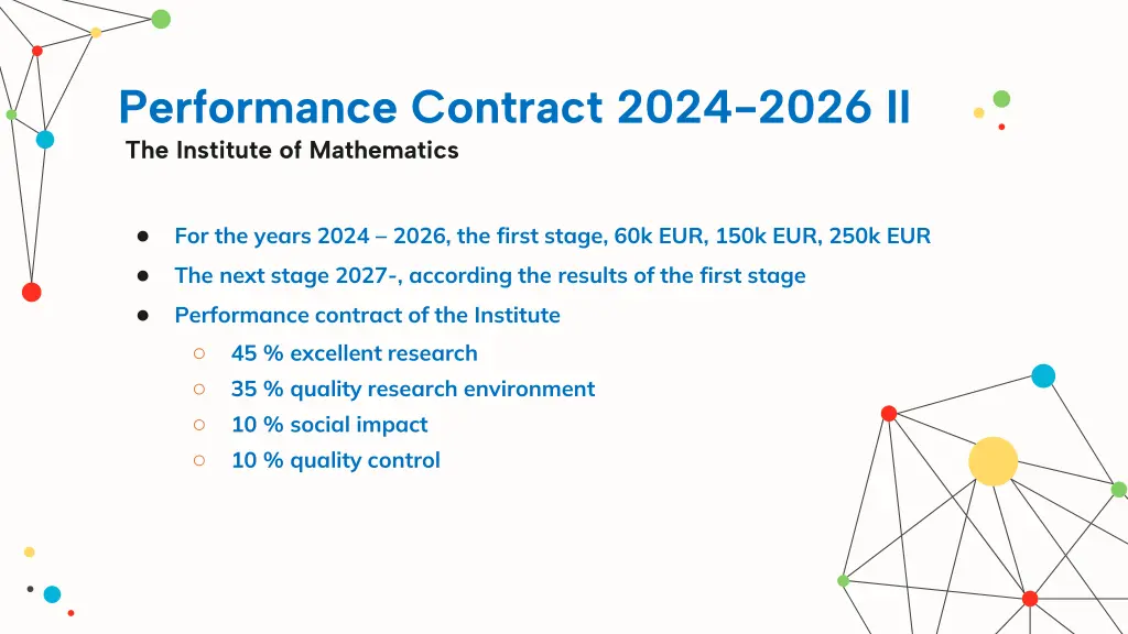 performance contract 2024 2026 ii the institute