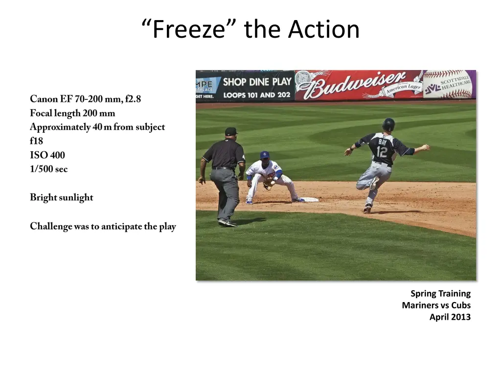 freeze the action 2