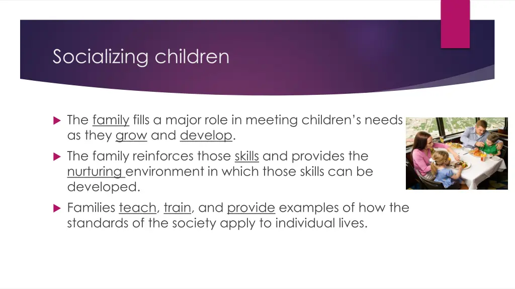 socializing children