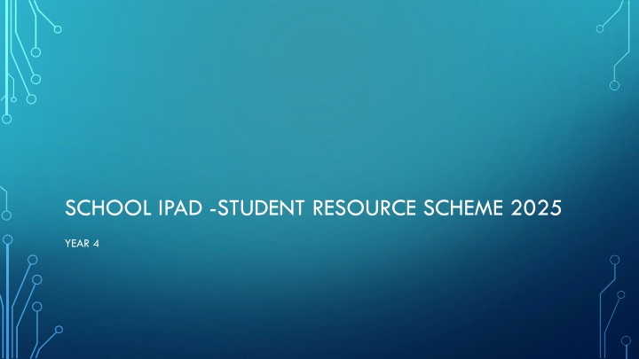 school ipad student resource scheme 2025