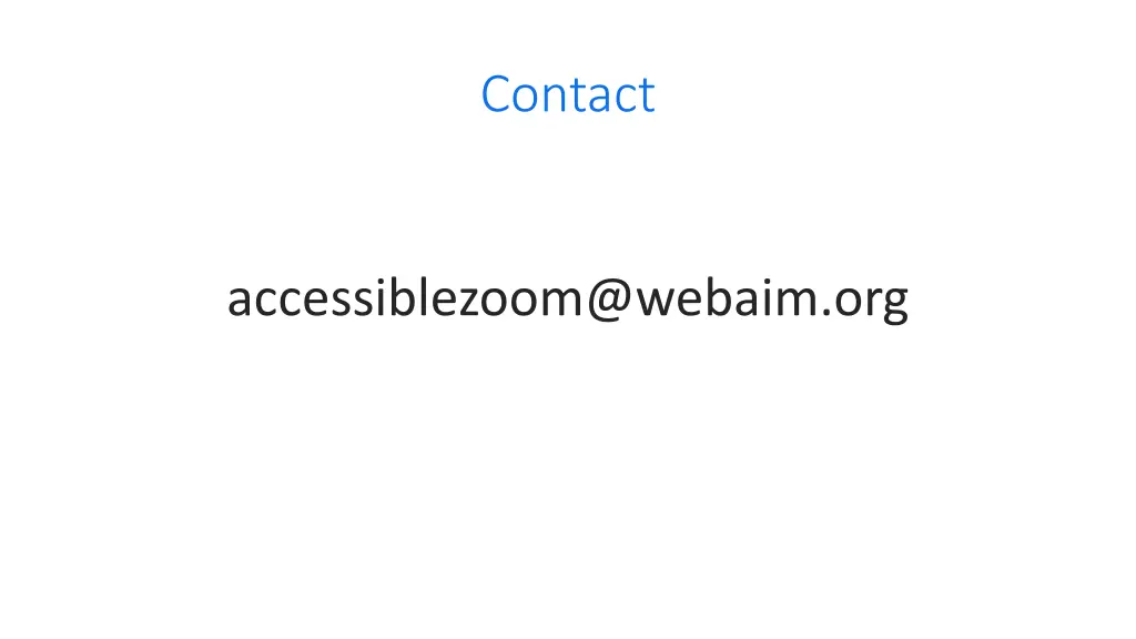 contact