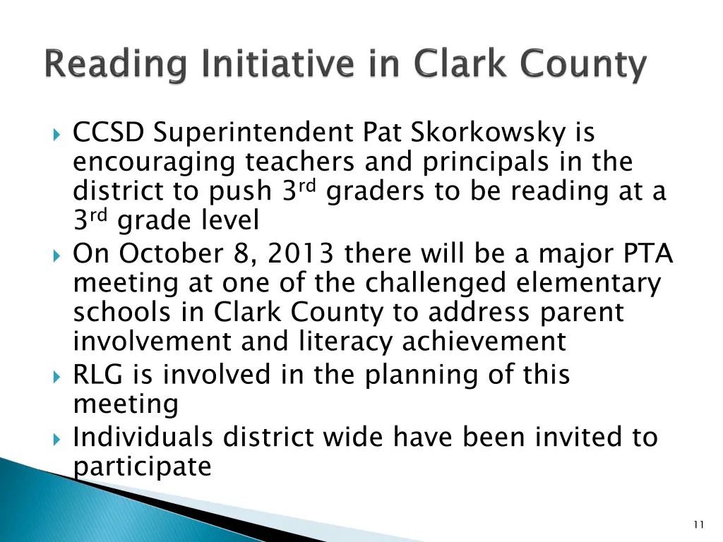 ccsd superintendent pat skorkowsky is encouraging