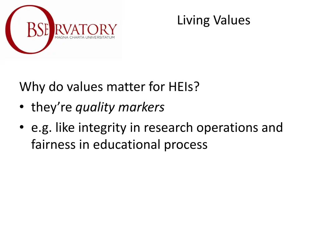living values 1