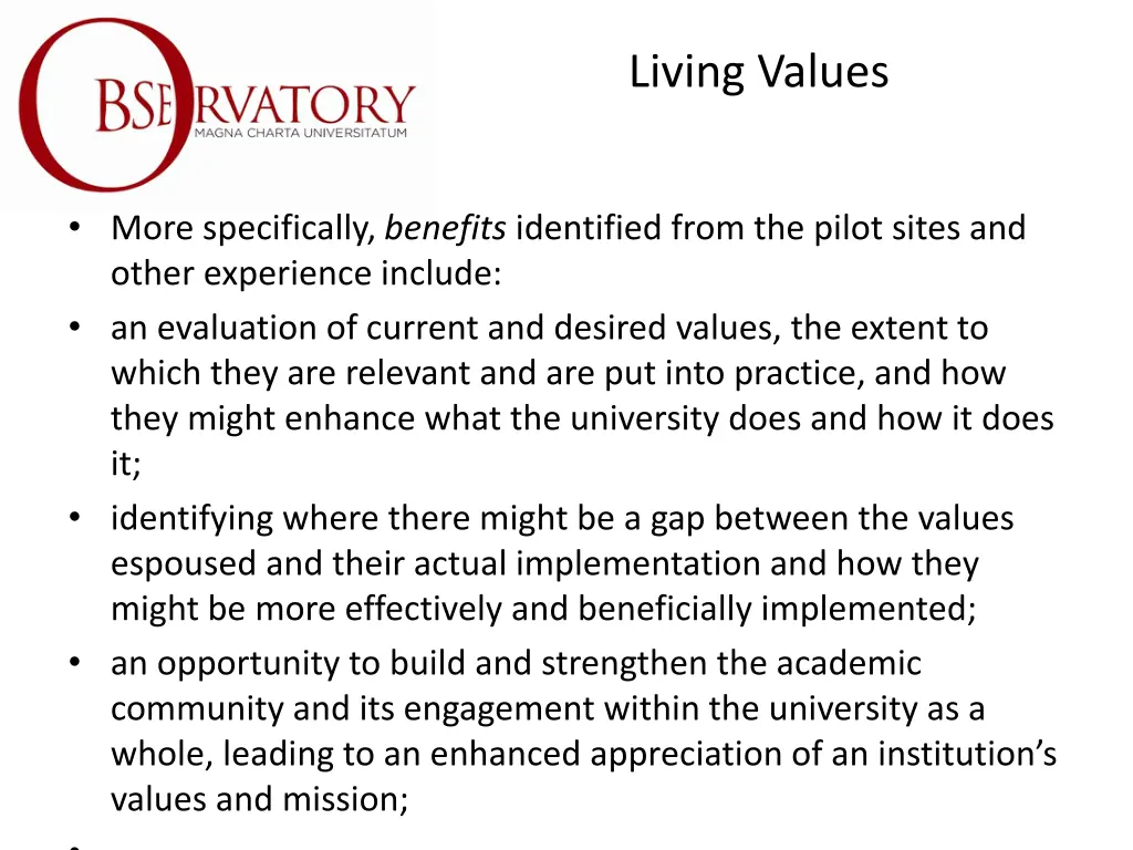 living values 15
