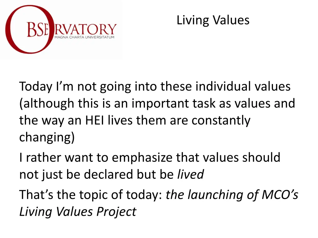 living values 8