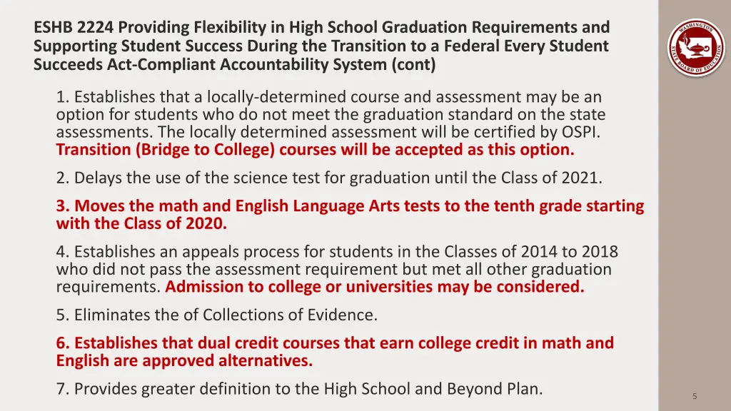 eshb 2224 providing flexibility in high school 1