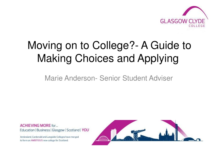 moving on to college a guide to making choices