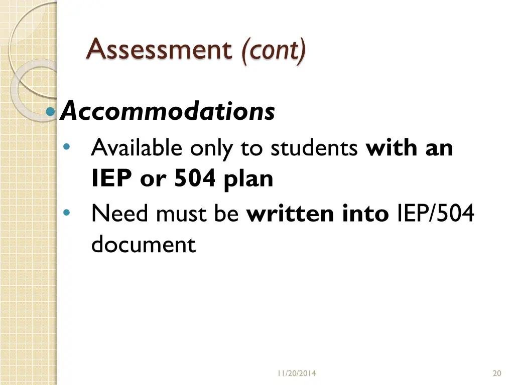 assessment cont 4