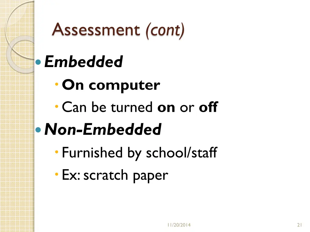 assessment cont 5