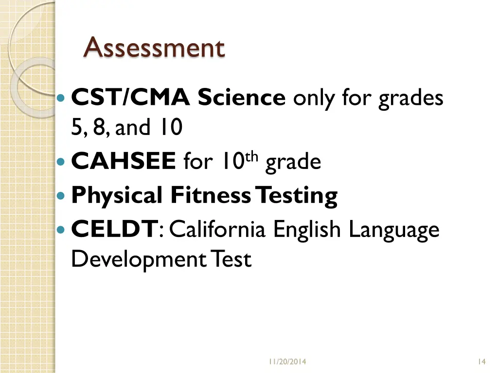 assessment
