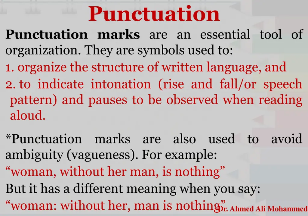 punctuation