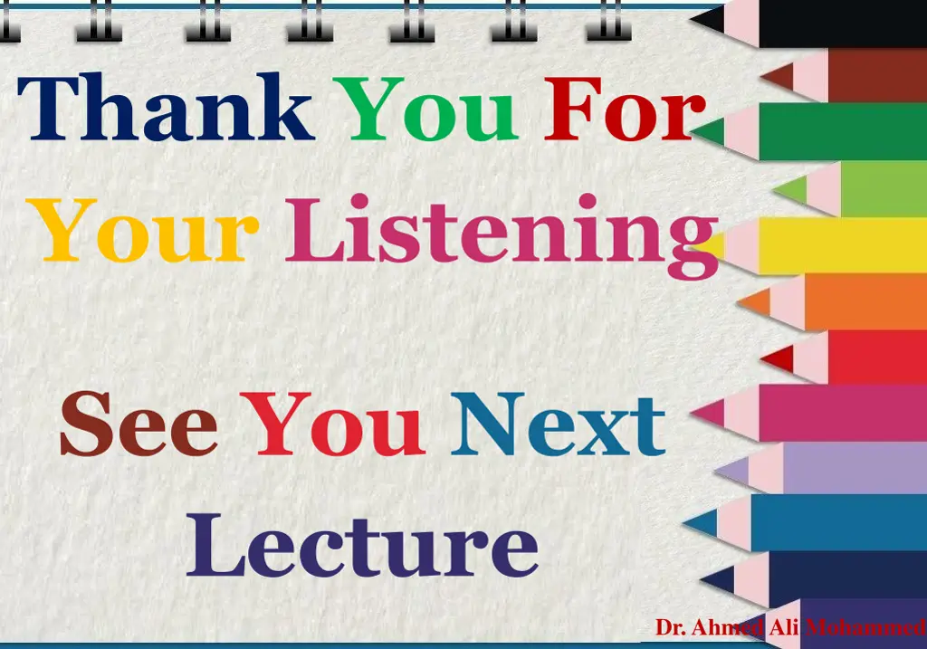 thank you for your listening