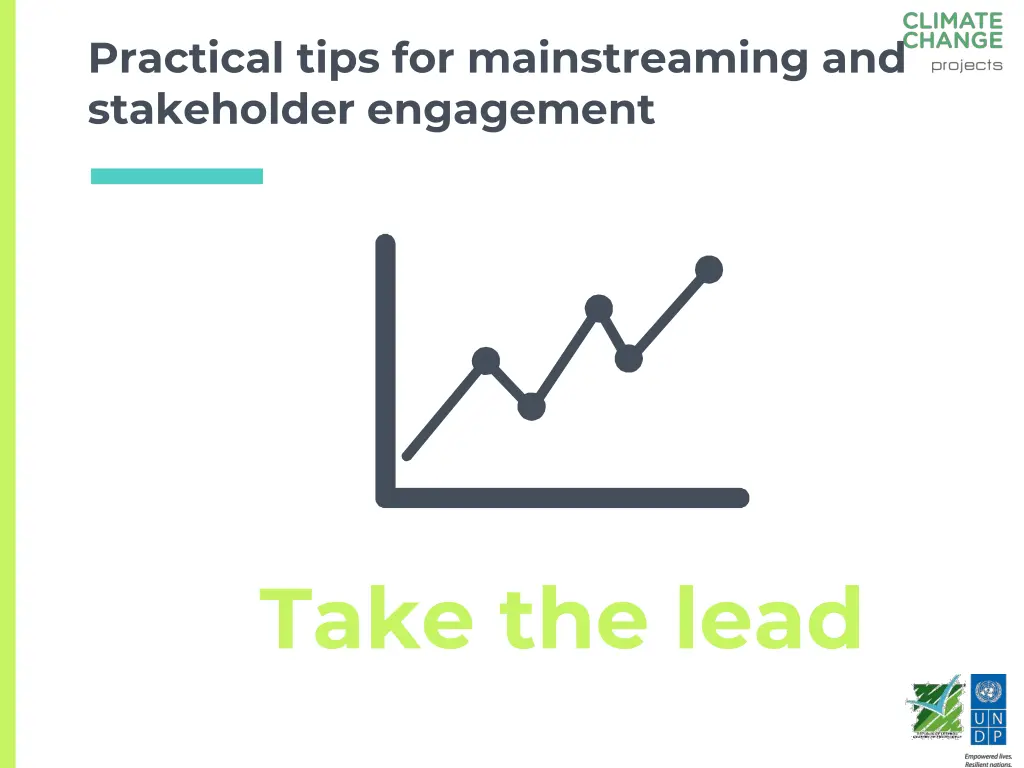 practical tips for mainstreaming and stakeholder 8