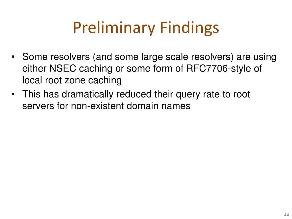 preliminary findings 3