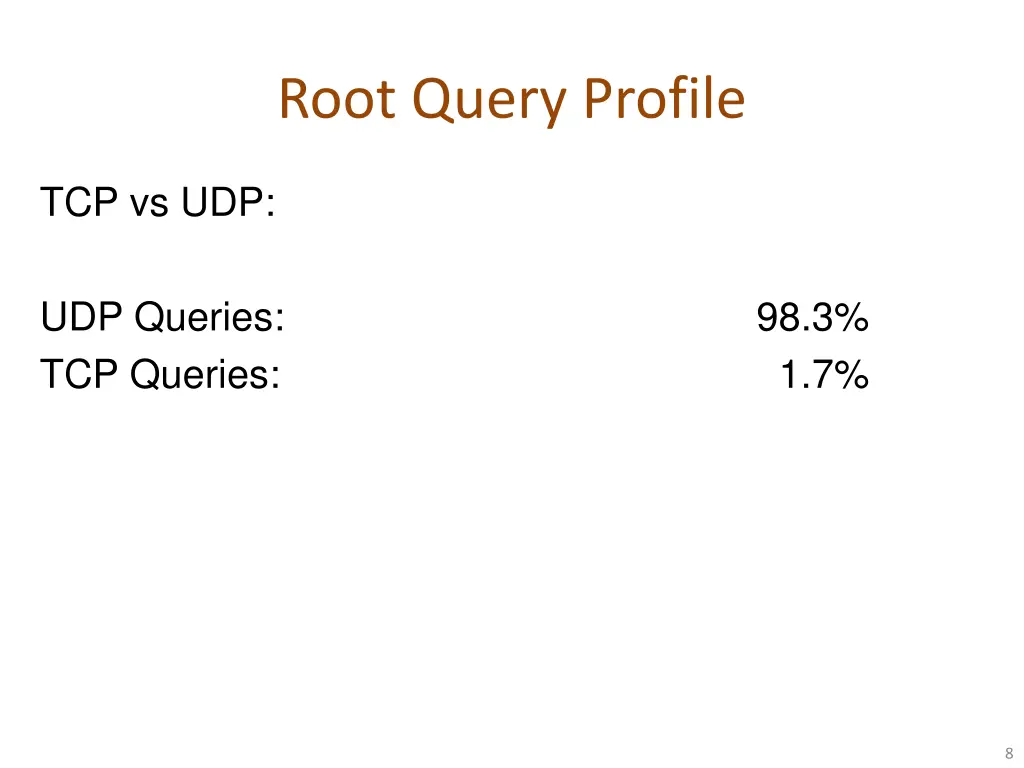 root query profile 1