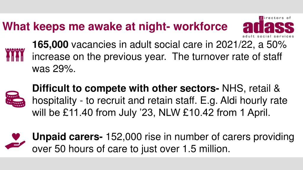 what keeps me awake at night workforce