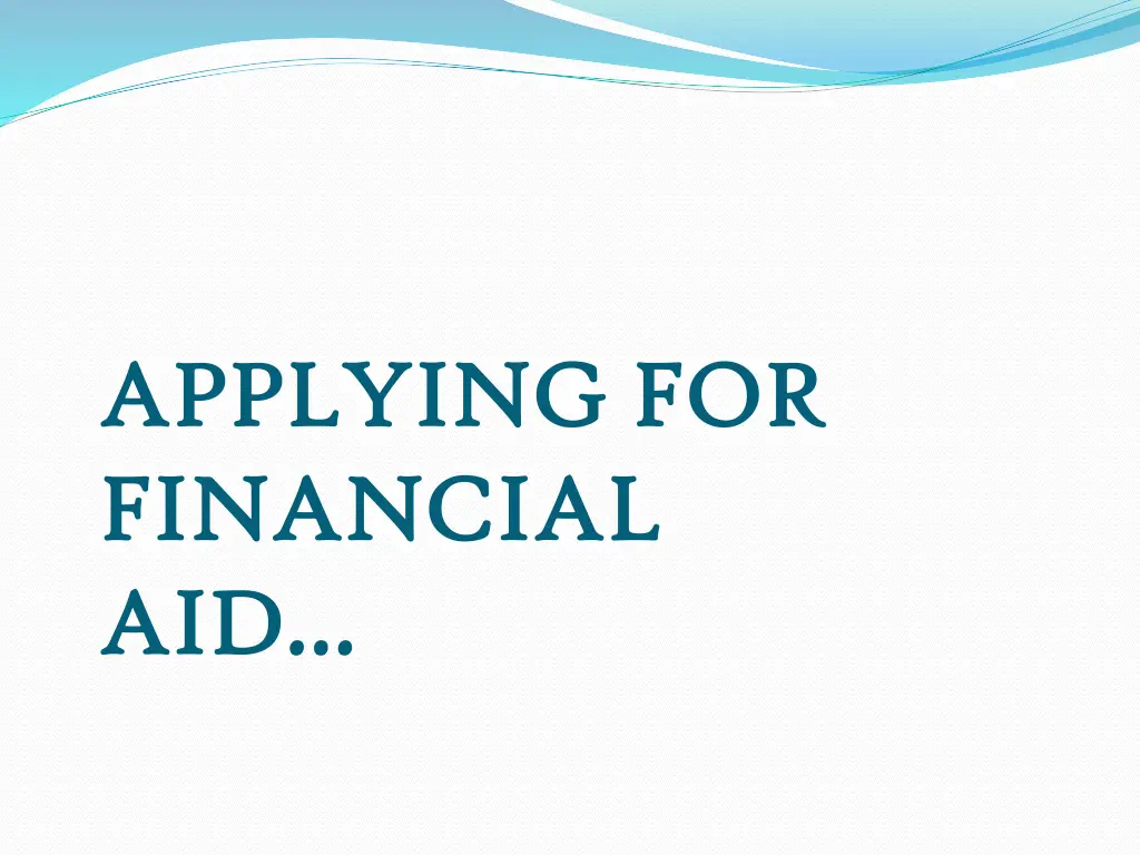 applying for applying for financial financial
