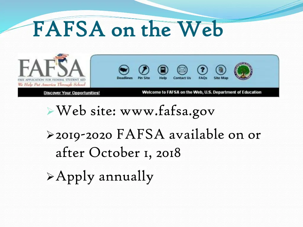 fafsa on the web fafsa on the web