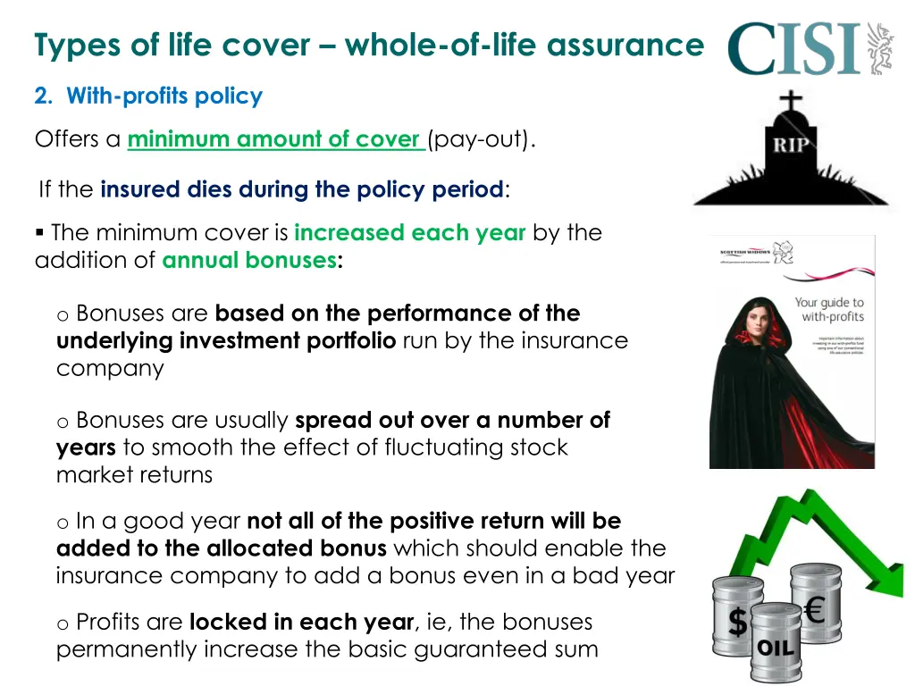 types of life cover whole of life assurance