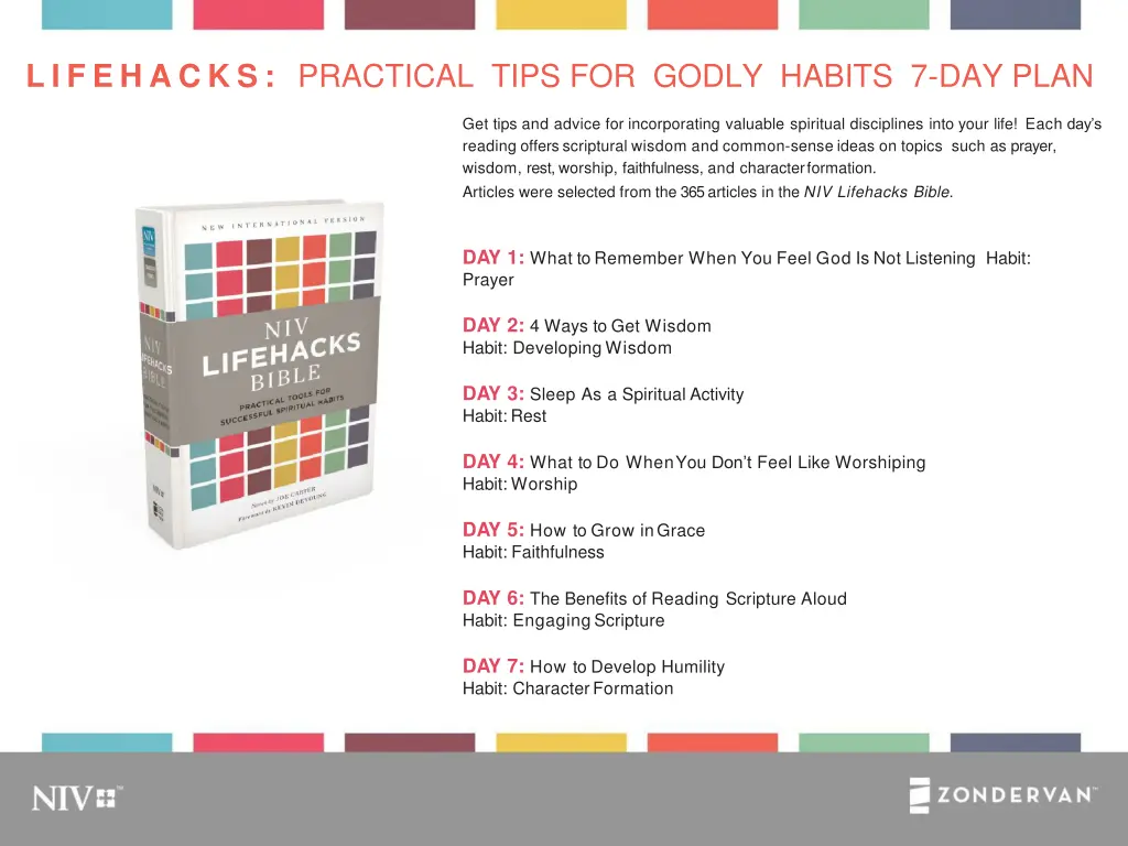 l i f e h a c k s practical tips for godly habits