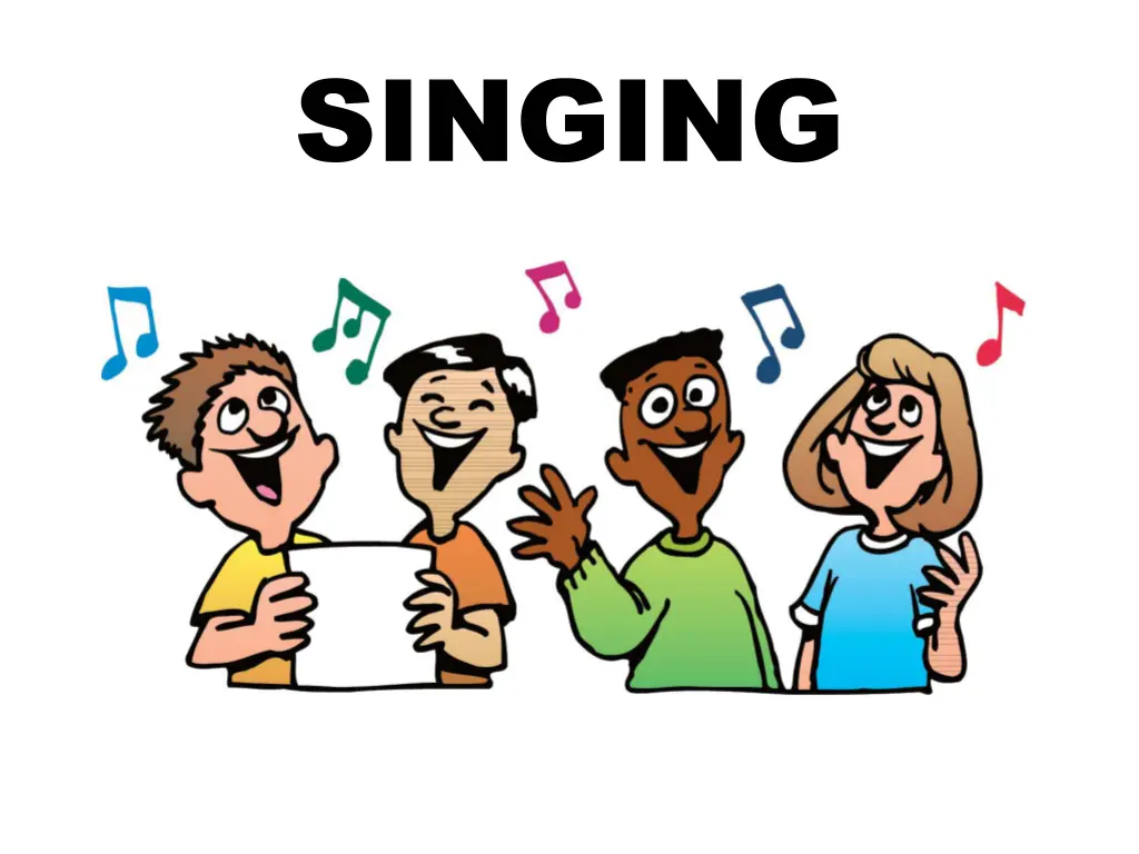 singing