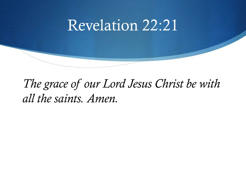revelation 22 21