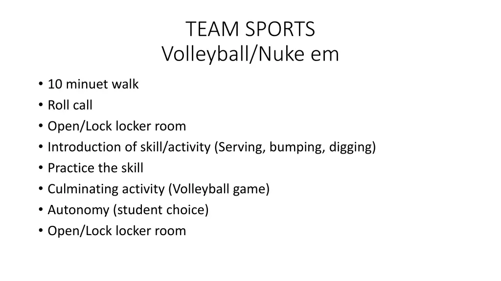 team sports volleyball nuke em