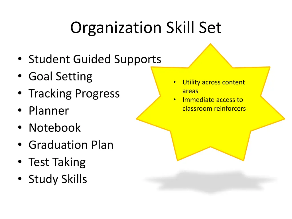 organization skill set