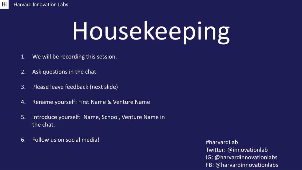 housekeeping