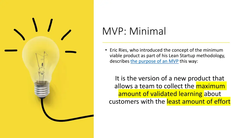 mvp minimal