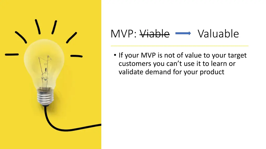 mvp viable valuable