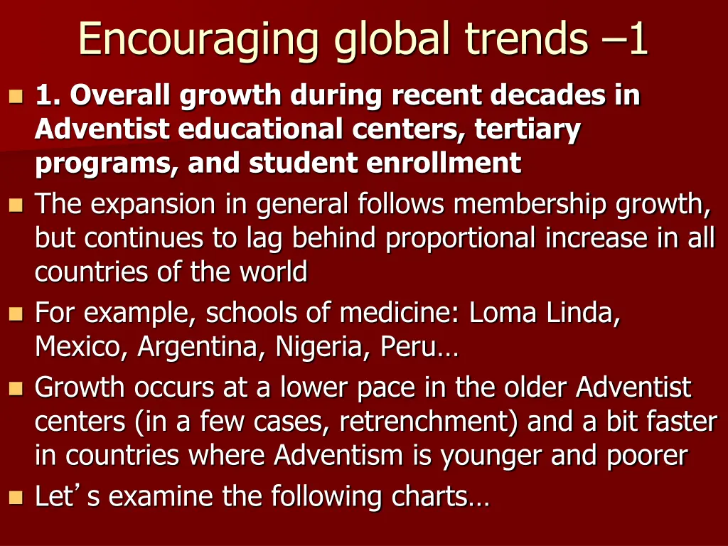 encouraging global trends 1