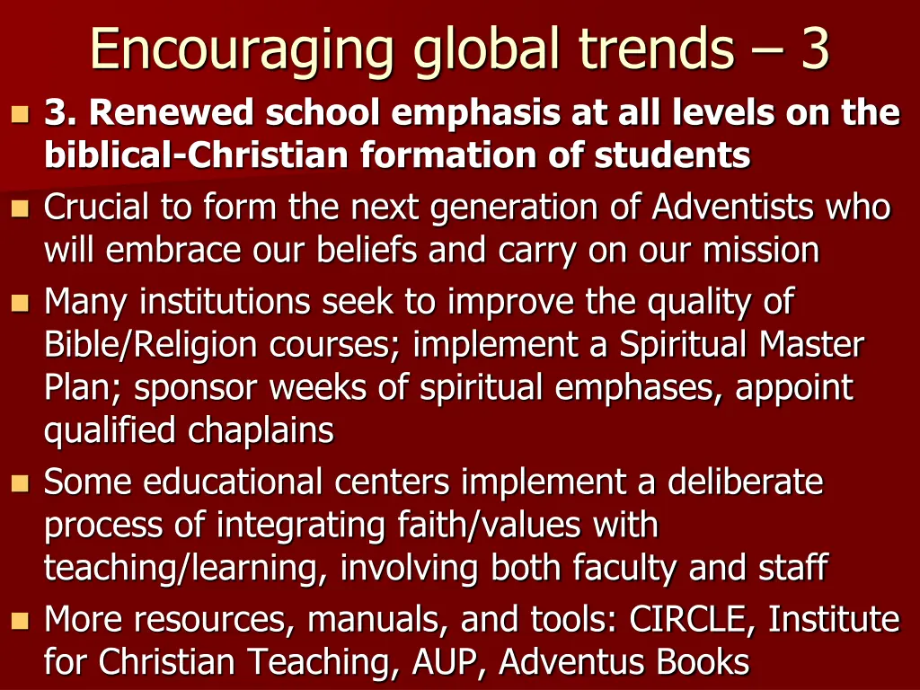 encouraging global trends 3 3 renewed school