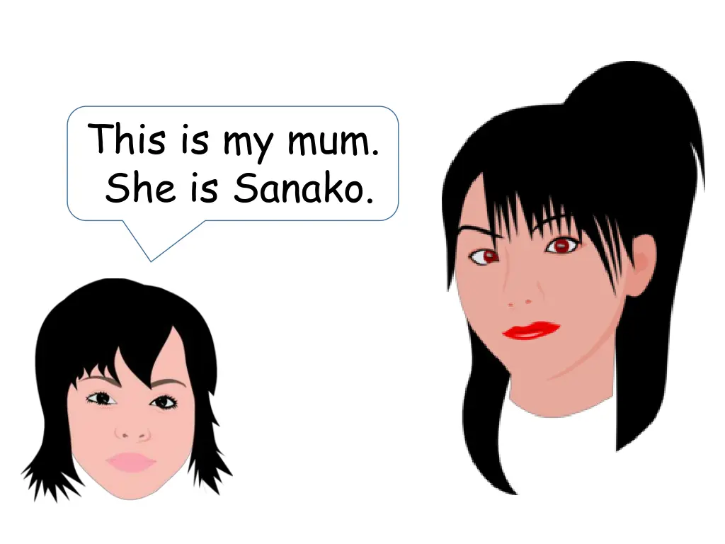 asian female clip art