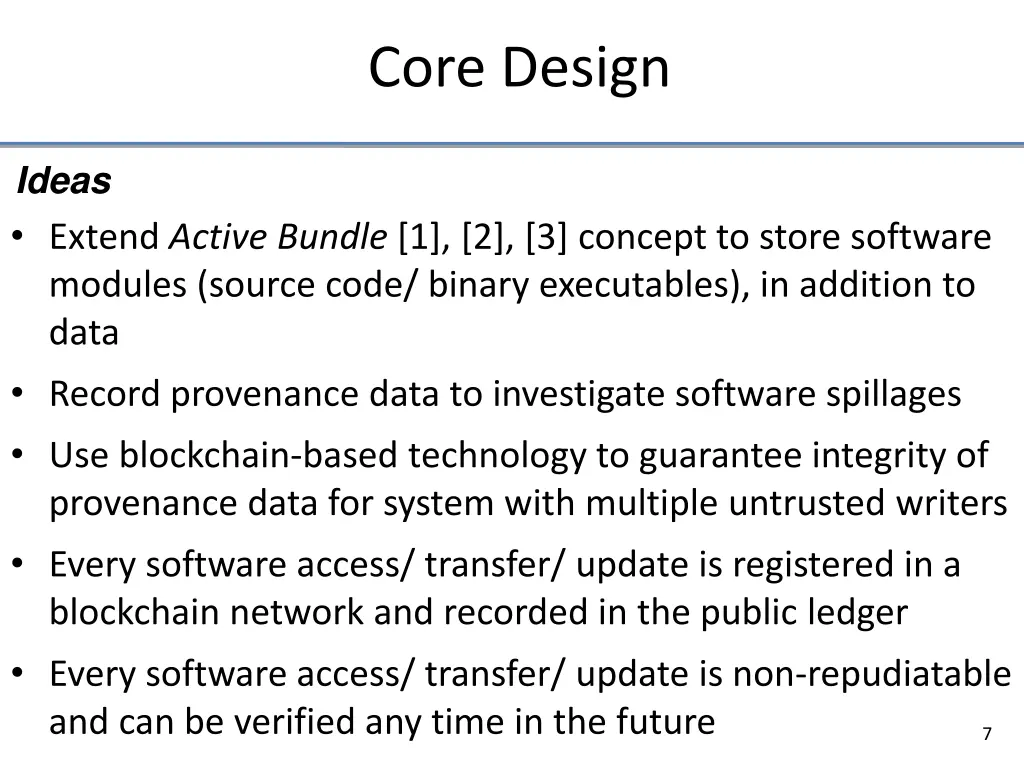 core design 1